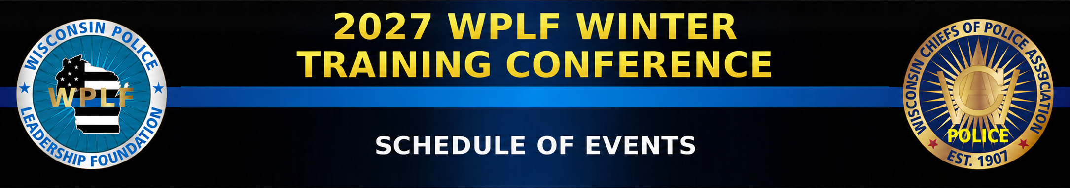 2027 WPLF Winter Training Conference — Schedule of Events