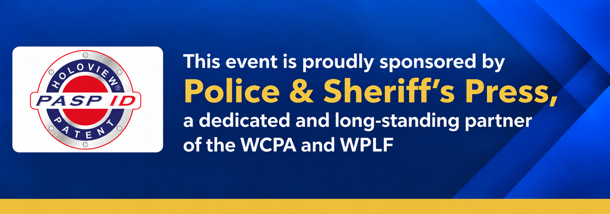 Prayer breakfast sponsor: Police & Sheriff’s Press
