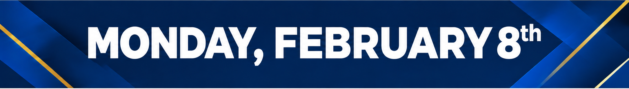 Monday, February 8