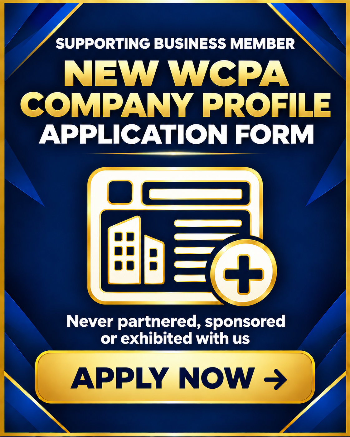 New WCPA Company Profile — Supporting Business Member Application